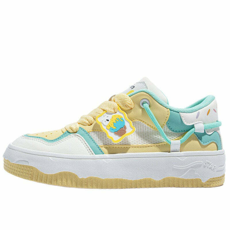 Y2K Aesthetic Ice Cream Sneakers for Cute and Comfy Outfits