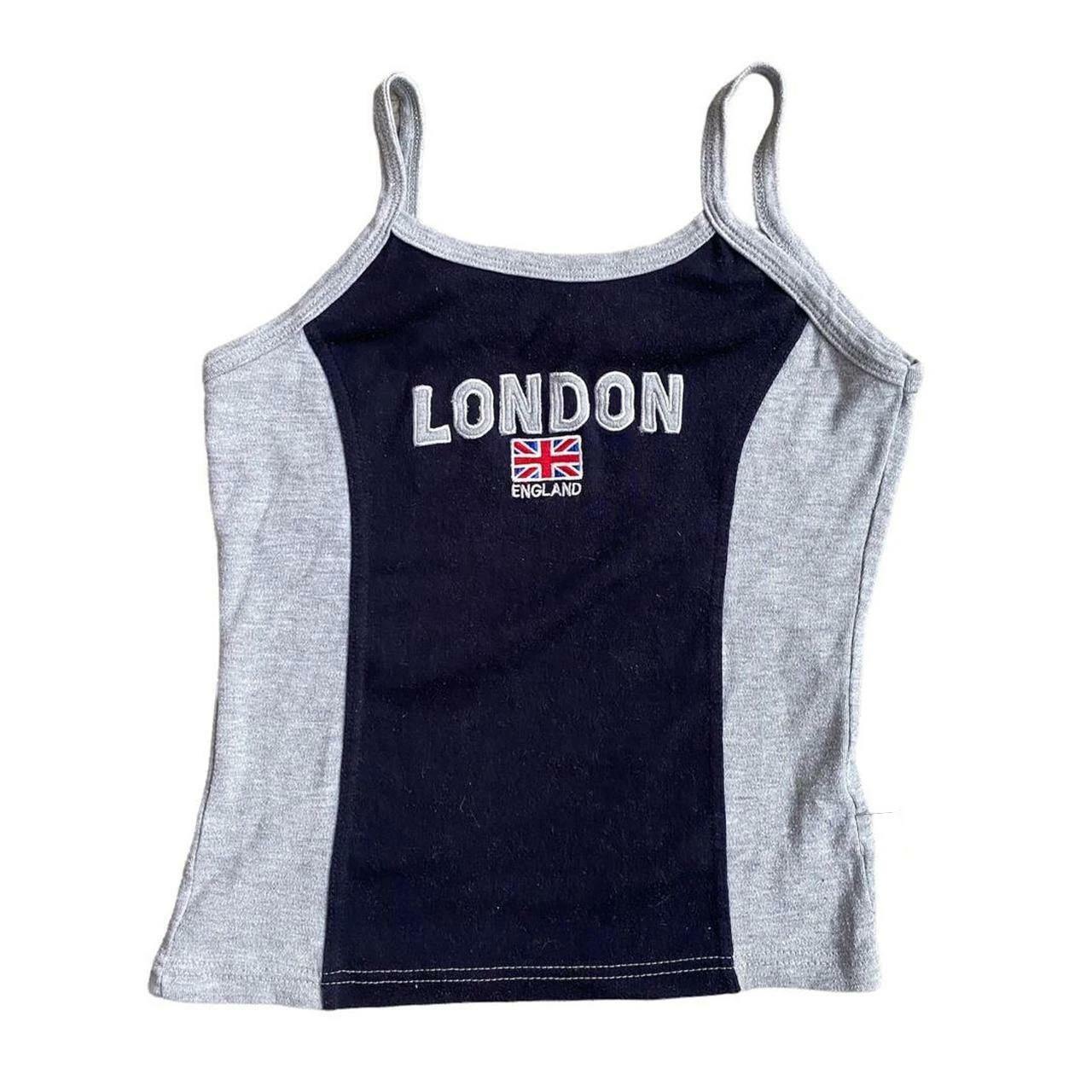 Y2K Aesthetic London England Tank Top - Trendy Vintage-Inspired Fashion