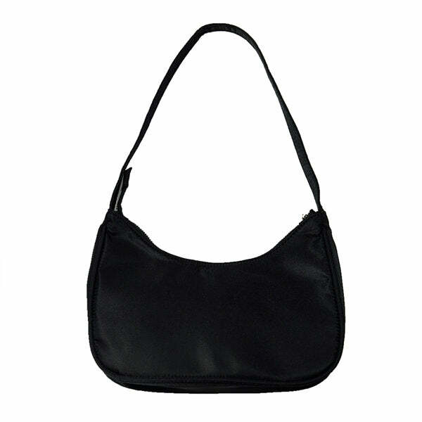 Y2K Aesthetic Nylon Bag: Trendy Coquette Style for Everyday Outfits