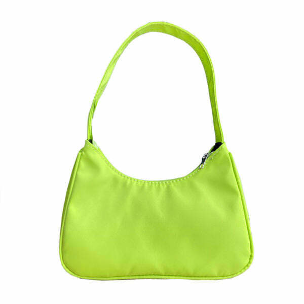 Y2K Aesthetic Nylon Bag: Trendy Coquette Style for Everyday Outfits