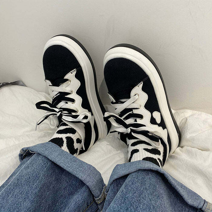 Y2K Aesthetic Platform Sneakers for Emo Style Lovers