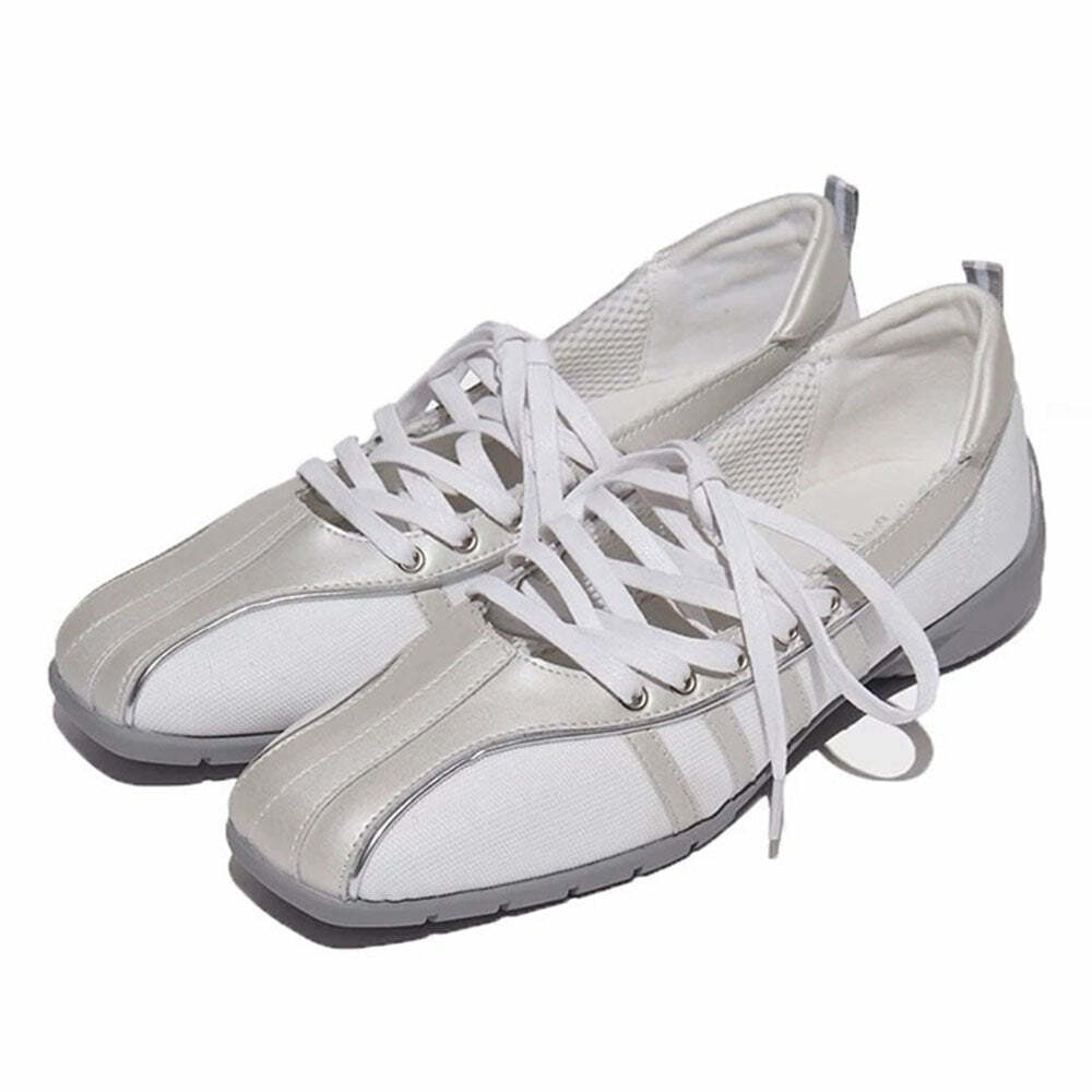 Y2K Aesthetic Rule Breakers Ballet Sneakers for Trendy Outfits