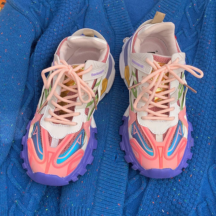 Y2K Aesthetic Soft Girl Pastel Sneakers for Cute and Comfy Style