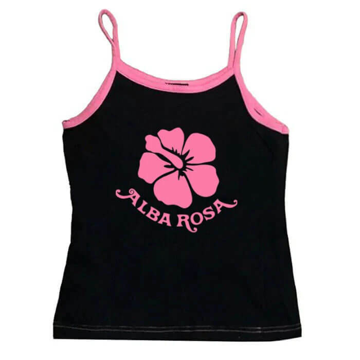 Y2K Alba Rosa Coquette Aesthetic Tank Top for Trendy Outfits