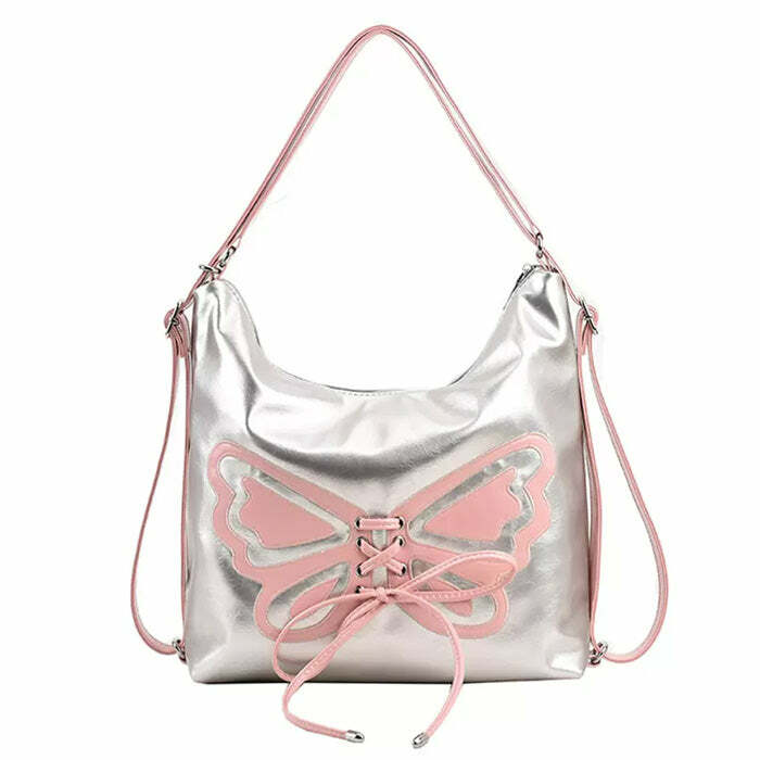 Y2K Butterfly Aesthetic Handbag for Cute Outfits and Grunge Style