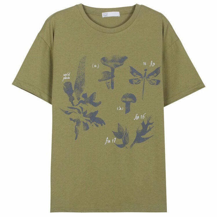 Y2K Fairy Garden Aesthetic T-Shirt for Cute and Comfy Outfits