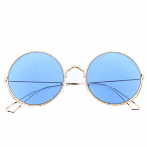 Y2K Fashion Disco Doll Round Sunglasses for Retro Aesthetic Vibes