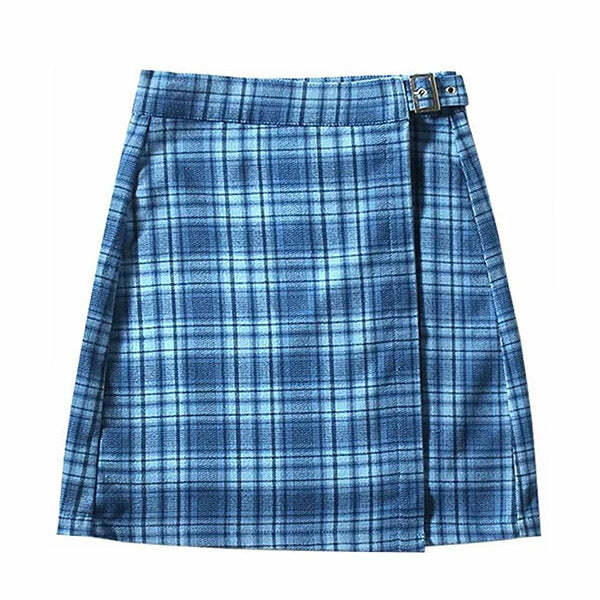 Y2K Fashion Plaid Skirt - Cute Coquette Aesthetic for Trendy Outfits