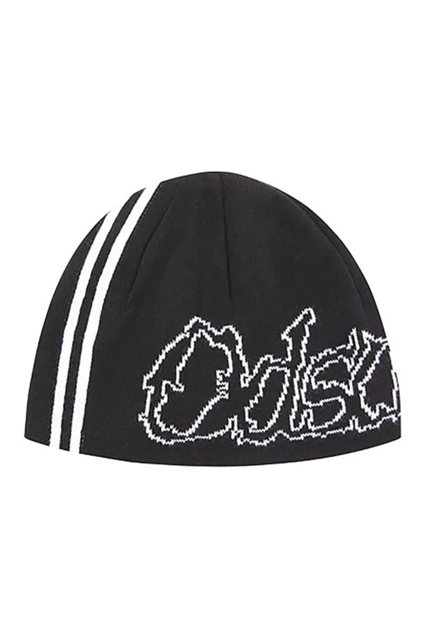 Y2K Graphic Slouchy Hat for Trendy Coquette and Grunge Aesthetic Styles