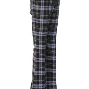 Y2K Retro Plaid Flare Pants for Trendy Aesthetic Outfits