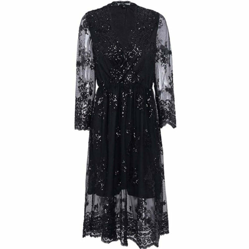 Y2K Sequin Dress: Sparkly Coquette Aesthetic for Trendy Nights Out