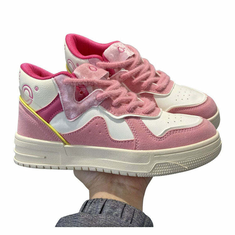 Y2K Skater Girl Aesthetic Sneakers for Trendy Retro Vibes