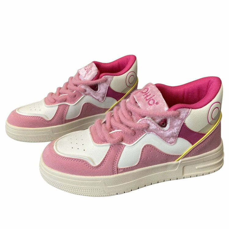 Y2K Skater Girl Aesthetic Sneakers for Trendy Retro Vibes