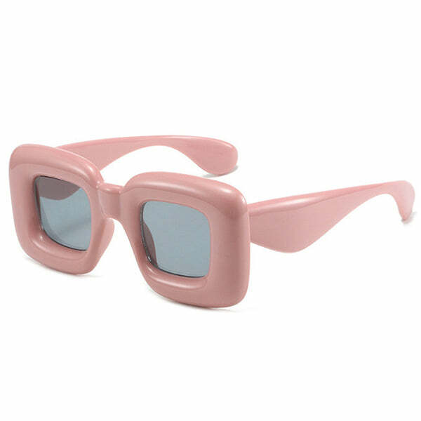 Y2K Square Candy Sunglasses for Coquette Aesthetic & Y2K Style