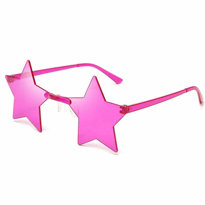 Y2K Star Girl Aesthetic Sunglasses for Trendy Outfits and Vibes