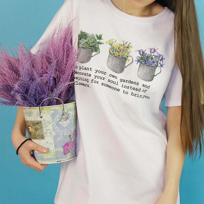 Your Own Gardens Y2K Aesthetic T-Shirt - Cute & Comfy Style